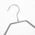 Manufactory hot sale pvc coated metal clothes hanger with wide shoulder